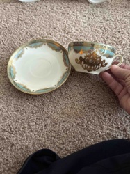Vintage Japanese Demitasse Cup and Saucer Set