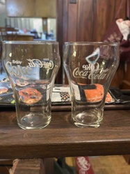Vintage Coca-Cola 'Enjoy Coke' Hobbleskirt Glasses