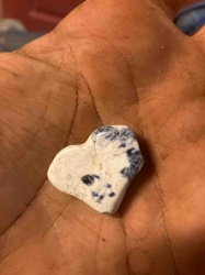 Heart-shaped Speckled Stone