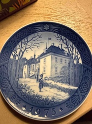 Royal Copenhagen Christmas Plate 1975, Koldinghus Castle