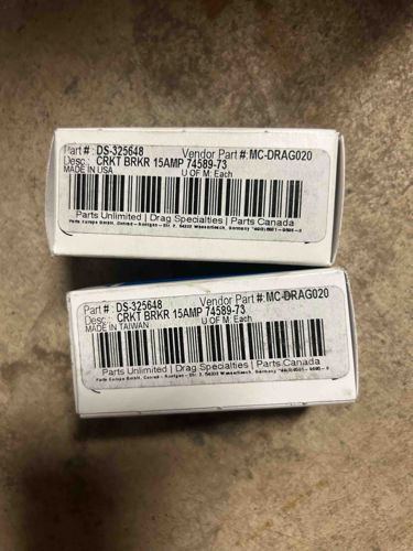 15 Amp Circuit Breakers (Parts Unlimited / Drag Specialties)