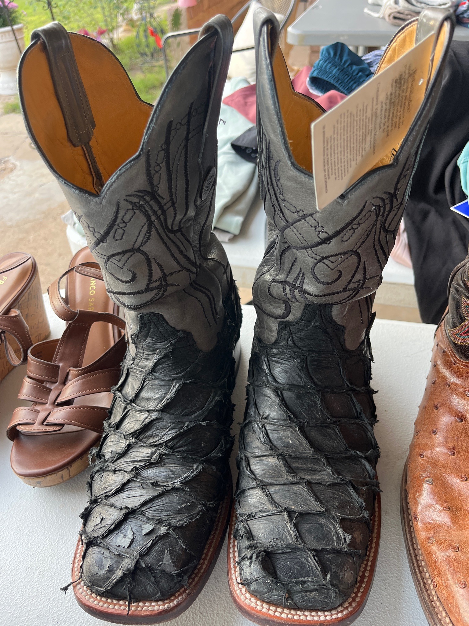 Submitted photo of Exotic skin western boots (unverified)