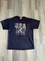 Vintage USA Baseball Graphic T-Shirt