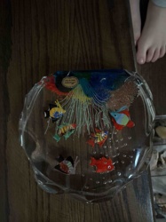 Murano Glass Aquarium Art Bowl