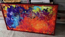 Abstract Art by Tom duBois 'Dragon's Breath' (speculative name)