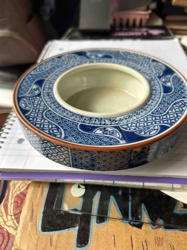 Japanese Imari-style Porcelain Ring Bowl or Planter