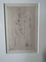 Figural Study (Attributed to Auguste Rodin)