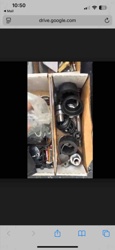 Assorted Automotive or Machine Parts in Cardboard Boxes