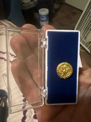United States Presidential Seal Gold Plated Lapel Pin