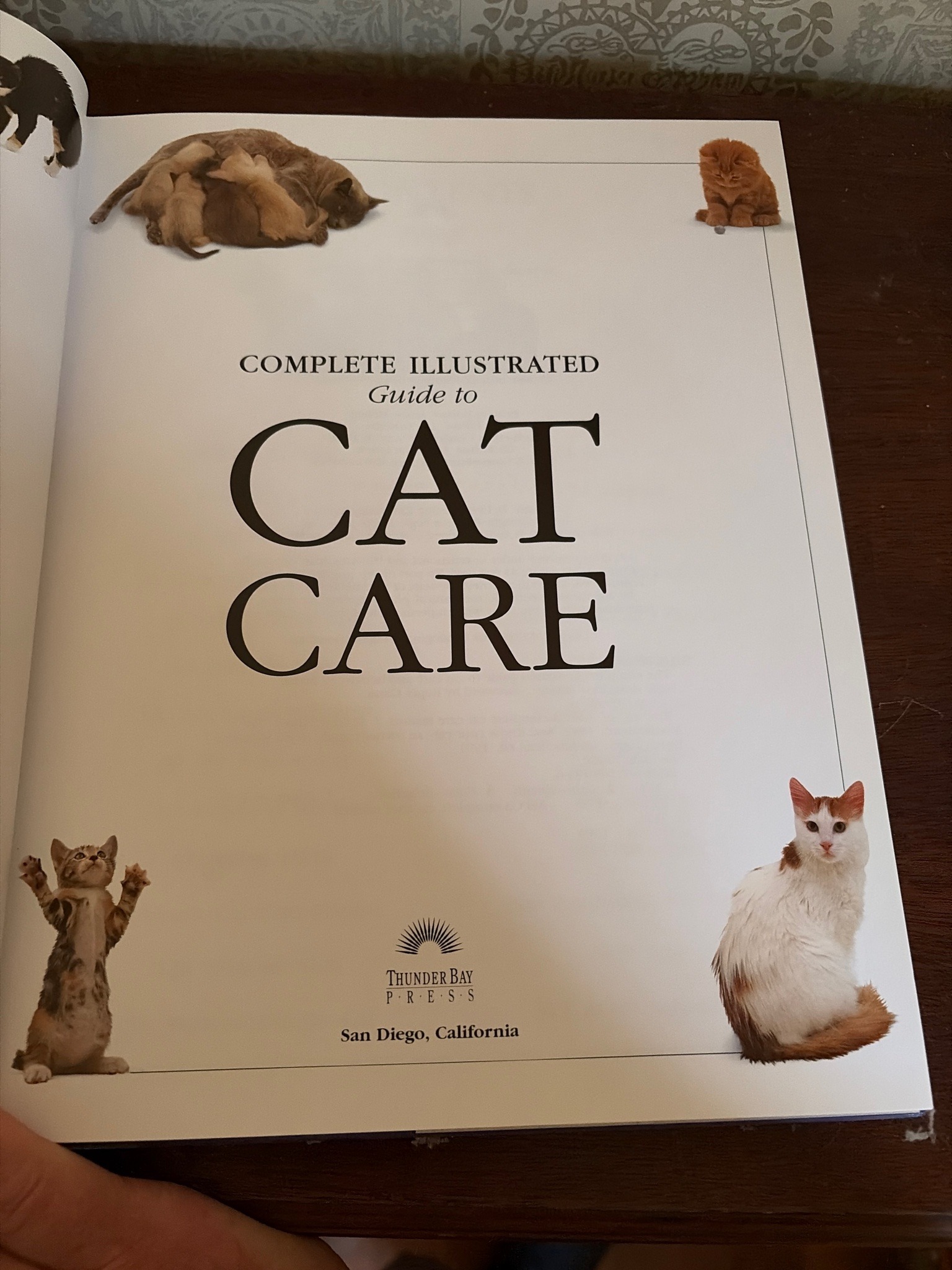 Submitted photo of Complete Illustrated Guide to Cat Care book (not authenticated)