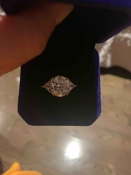 Moissanite Engagement Ring