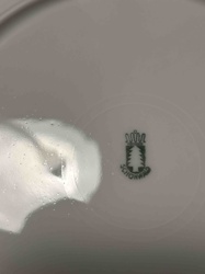 Sch&ouml;nwald Porcelain Plate with Maker's Mark