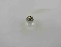 10k White Gold Pearl Bypass Ring