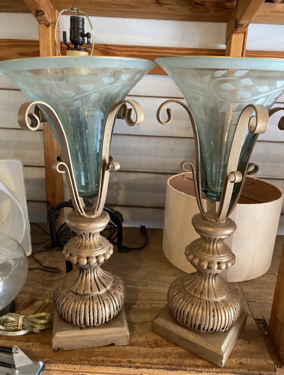 Submitted photo of Pair of Art Deco Style Table Lamps