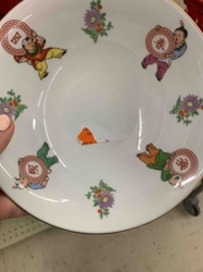 Chinese Porcelain 'Fu Baby' Decorative Bowl