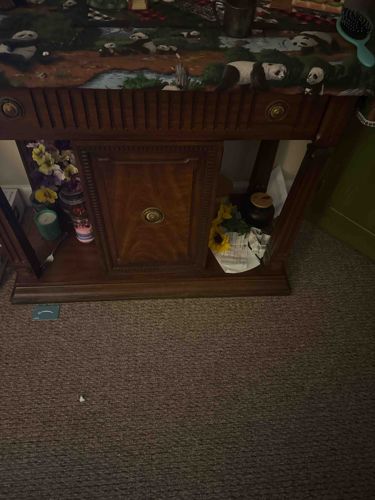 Traditional Wooden Buffet Table / Console Cabinet
