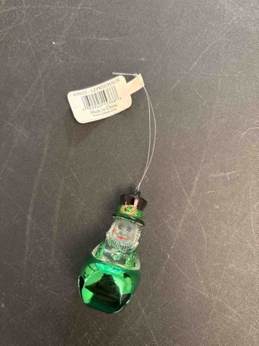 Russ Berrie St. Patrick's Day Leprechaun Jingle Bell Ornament