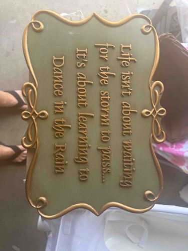Inspirational Quote Wall Plaque