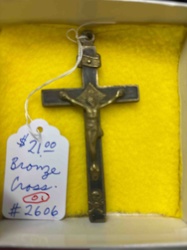 Vintage Bronze Crucifix