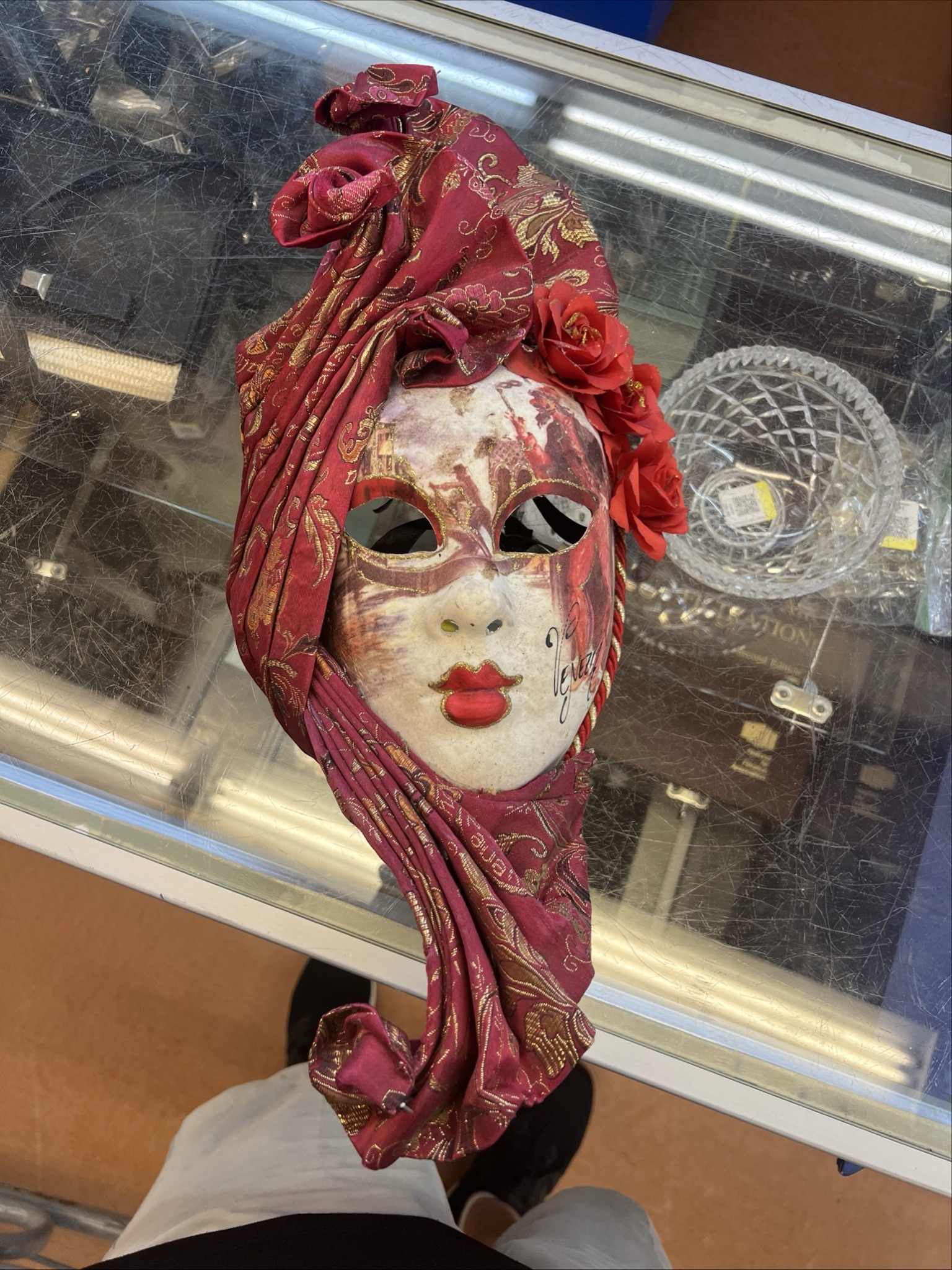 Submitted photo of Venetian masquerade mask