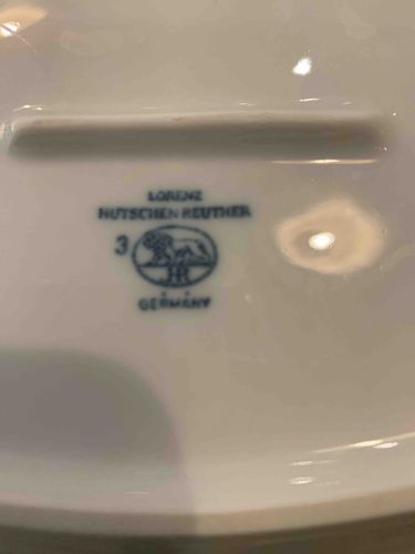 Lorenz Hutschenreuther Porcelain Item with Lion Mark