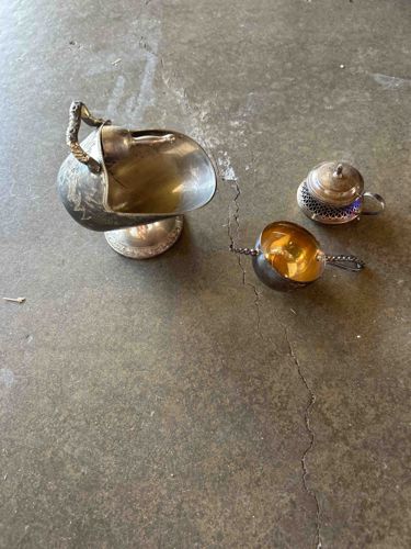 Assorted Vintage Silver-Plated Tableware Set
