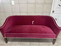 Velvet Settee / Small Sofa