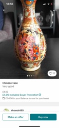Decorative Chinese Figural Vase