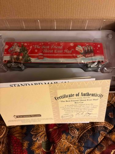 "The Best Friend Thirst Ever Had" Coca-Cola Christmas Box Car Model