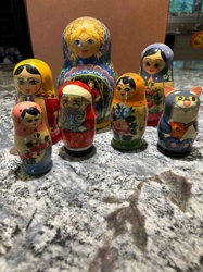Assorted Matryoshka (Nesting) Dolls Collection