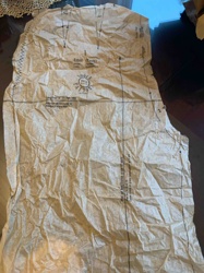 Vogue Sewing Pattern Piece (Pants Front)