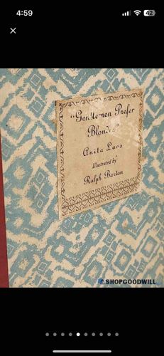 Gentlemen Prefer Blondes Book