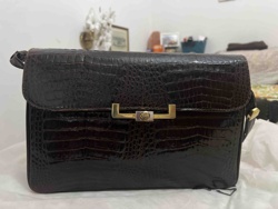 Parmeggiani Franco Crocodile Leather Handbag