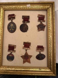Framed Collection of Six Commemorative Medals