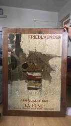 Friedlaender Exhibition Poster (La Hune, June-July 1978)