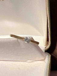 Solitaire Diamond Engagement Ring
