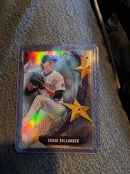 2023 Topps Chrome Stars of MLB Chase Dollander RC Baseball Card