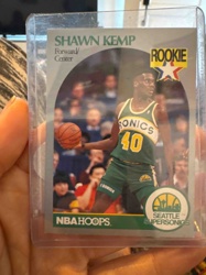 1989-90 NBA Hoops Shawn Kemp Rookie Card