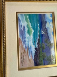 R. Lowell 'Maui 2000' Seascape Painting