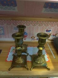 Pair of Brass Candlesticks