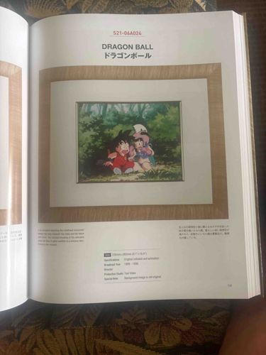 Dragon Ball Original Production Cel & Animation Drawing (Goku & Bulma - 1995-1996)