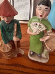 Pair of Porcelain Oriental Figurines