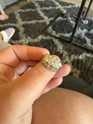 Multi-Stone Pave Set Ring
