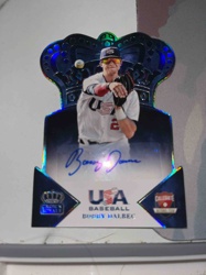 Panini Crown Royale USA Baseball Bobby Daleec Autograph Card