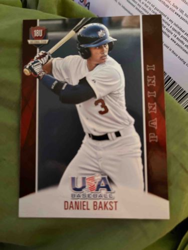 Daniel Bakst 18U USA Baseball Panini Trading Card