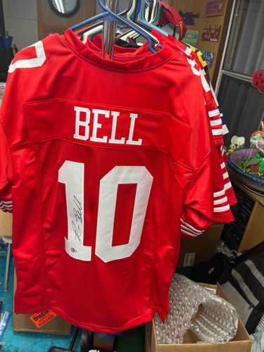 Ronnie Bell Signed San Francisco 49ers Custom Football Jersey