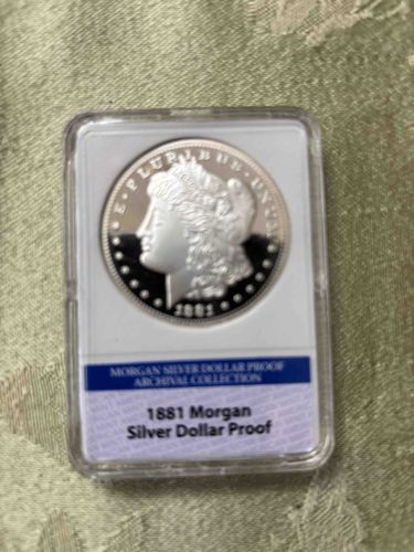 1881 Morgan Silver Dollar Proof (Archival Collection)