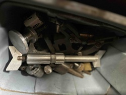 Assortment of Machinist Tools and Jigs (Main component: Precision Machined V-Block/Stop)