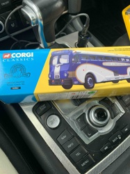 Corgi Classics Union Pacific Yellow Coach 743 Die-cast Bus Model