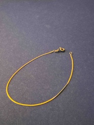 14k Yellow Gold Fine Chain Bracelet